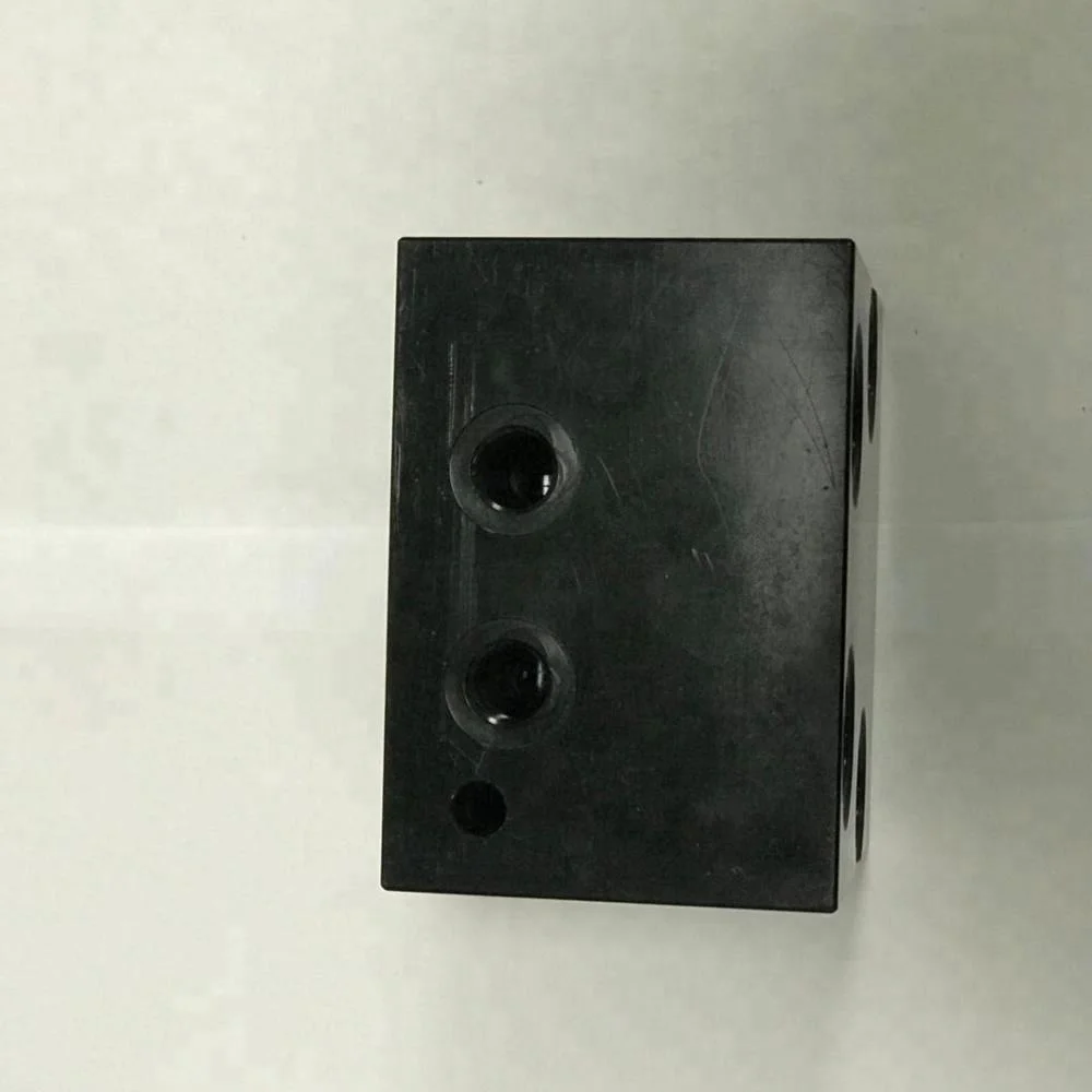 
hydraulic valve block and hydraulic relief valve block machining 