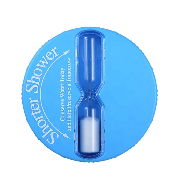 Shorter Shower Round Shape 3 Minutes Hourglass Shower Sand Timer