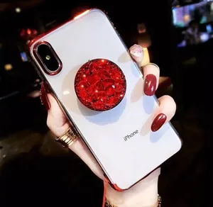 Glitter Diamond Crystal Airbag Phone Case iPhone X XS XR
