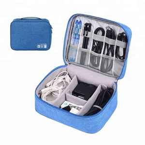 Image of RunQing Double Layers Digital Storage Gadget Cases Electronic Device Cabel Travel Bag Organizer