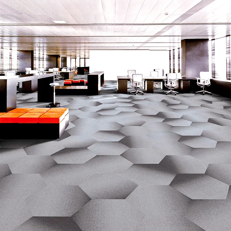 HIGH QUALITY FLOOR CARPET TILES GRADE A 50x50cm CUSHION BACKING 700 stock