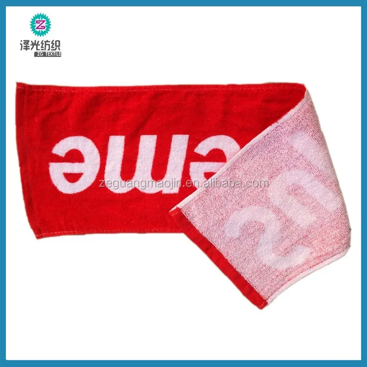wholesale small bar towels 100% cotton reactive printed hand towel with logo