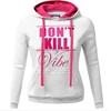 KC061 Embroidered letters pullover sweatshirt women oversize hoodie free sample