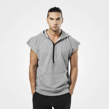 polyester sleeveless hoodie