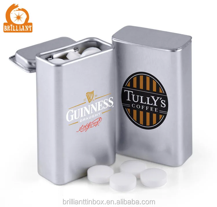Custom Rectangular Mint Tin Box Candy Tins For Candy Storage Buy Tin
