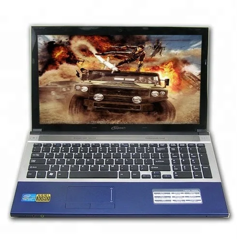 

Wholesale Popular Core i7 Laptop gaming 15.6 inch with DVD rw 8G Ram 1TB HDD Metal Cover, Black and blue
