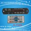 JK-P5001 For car modulator dvd digital usb sd fm radio player mp5 board with aux