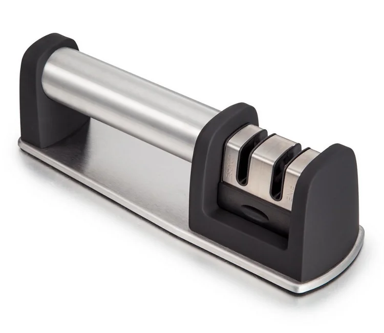 Knife Sharpener 2stage Sharpening System,Sharpens Ceramic & Steel