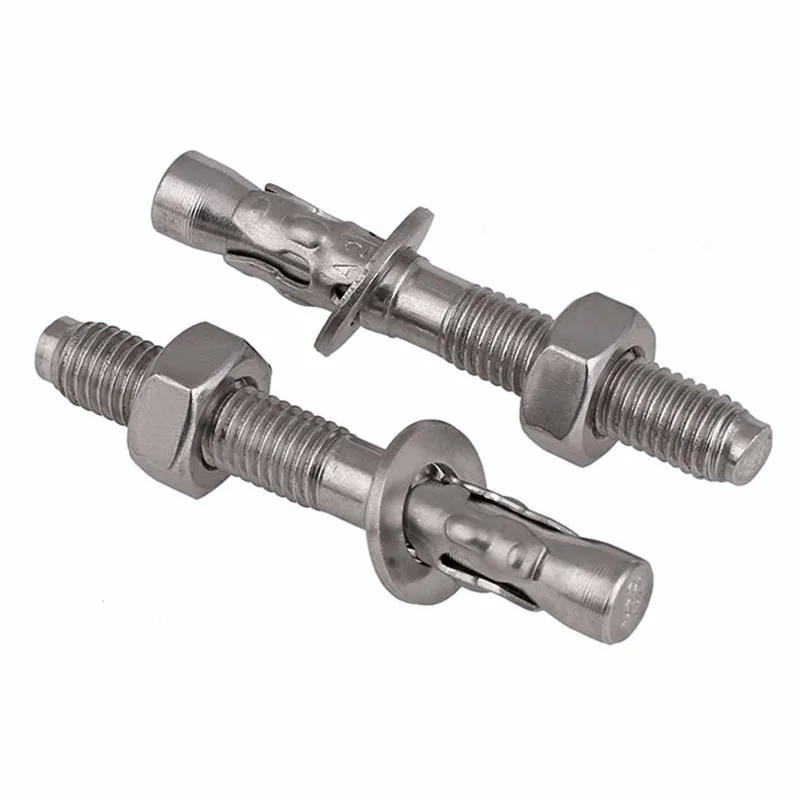 M10*80mm A470 A480 Stainless Steel Wedge Anchor Through Guardrail