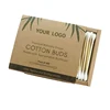 zero waste cotton bud q-tip buds soft cotton head for cleaning hard reach area