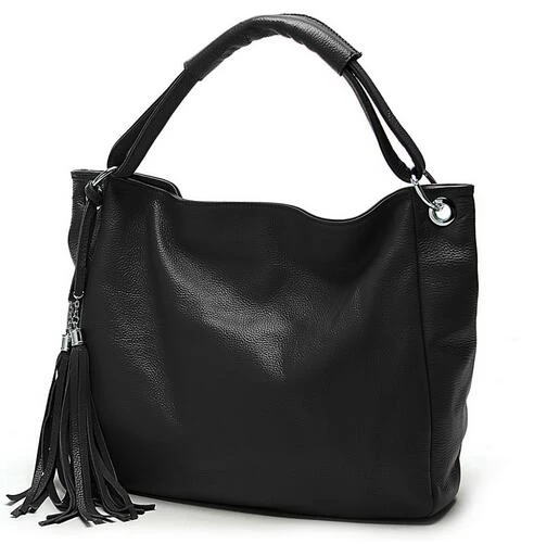 China wholesale Casual Women Genuine Leather Tote bags fashion large capacity ladies purses and handbags designer brand