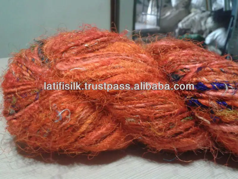 Recycled Silk Yarn Natural Mulberry R A W Silk Weaving Knitting High