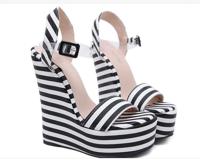 

Fancy Girls Block Heel Buckle Strap Women Sandals, Can be choose
