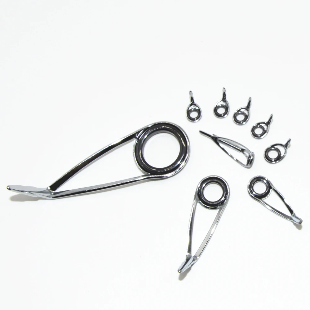 Takedo Plastic High Gloss Ceramic Rings Fishing Rod Guides Ring Fishing