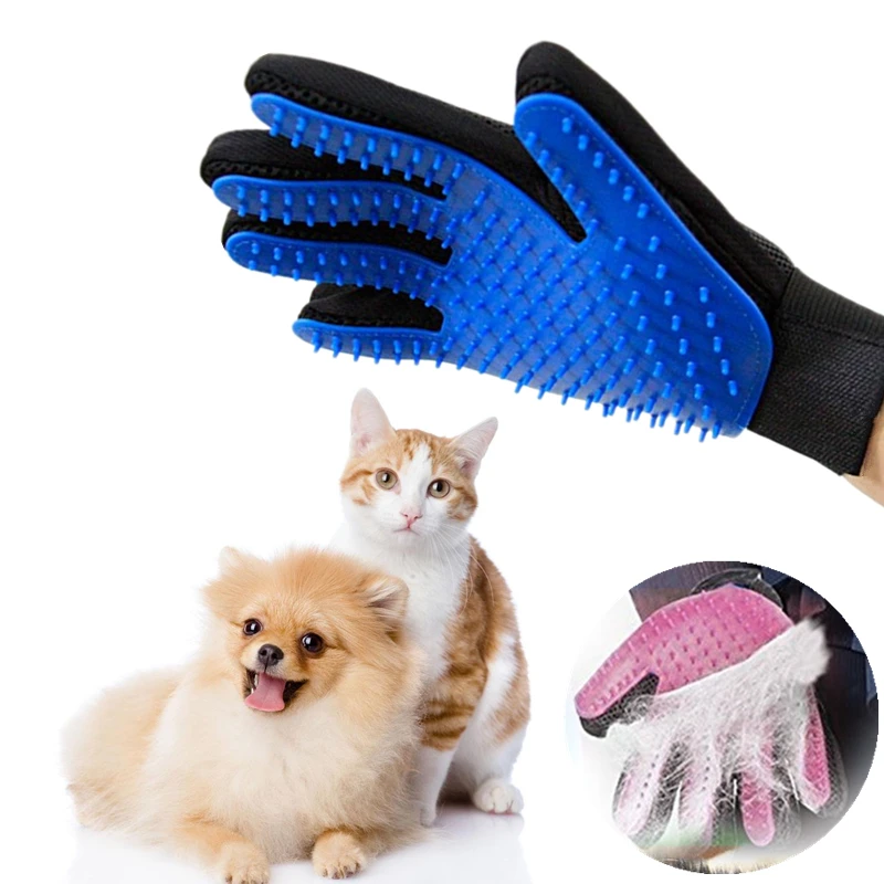 

Pet Dog Hair Brush Comb Glove For Pet Cleaning Massage Glove For Animal Cleaning Cat Hair Glove Pet Grooming Supply, Picture
