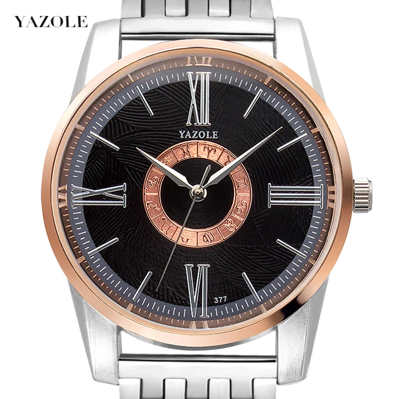 

Yazole Z 377-S Yazole latest luxury men watch stainless steel back fashion business wristwatch for men's watch, N/a
