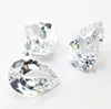 3A Quality Pear Shape Synthetic Crystal Diamond Cut CZ For Jewelry Set