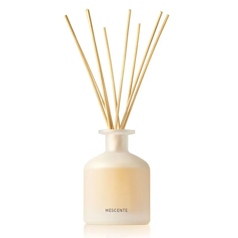 Mescente 30ml Black Ceramic Aroma Reed Diffuser Bottle Rose Glass