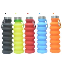 

Best Selling Products FDA 550ml Outdoor Collapsible Silicone Sports Water Bottle