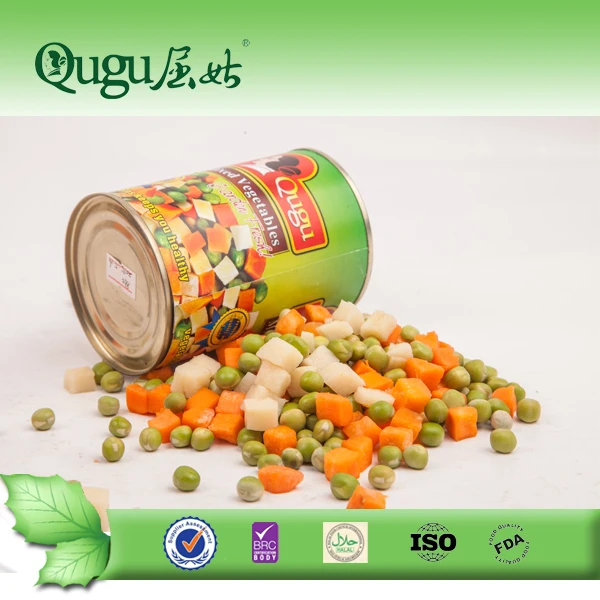 
canned mix vegetables and sweet corn with nutrition 
