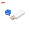 USB Bluetooth V2.1 Audio Receiver for Car - White + Blue