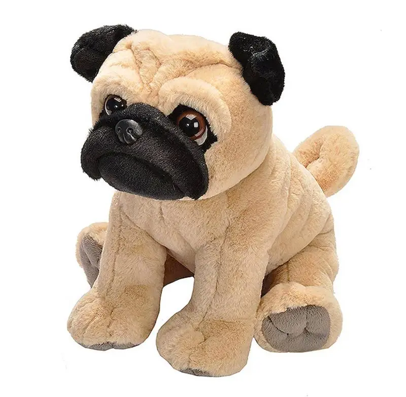 cuddly pug dog toy