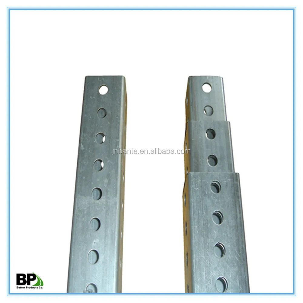 Square Sign Posts - Professional Pavement Products Galvanized Steel Square Marker Sign Post