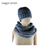 Blue acrylic women infinity circle scarves fashion design snood