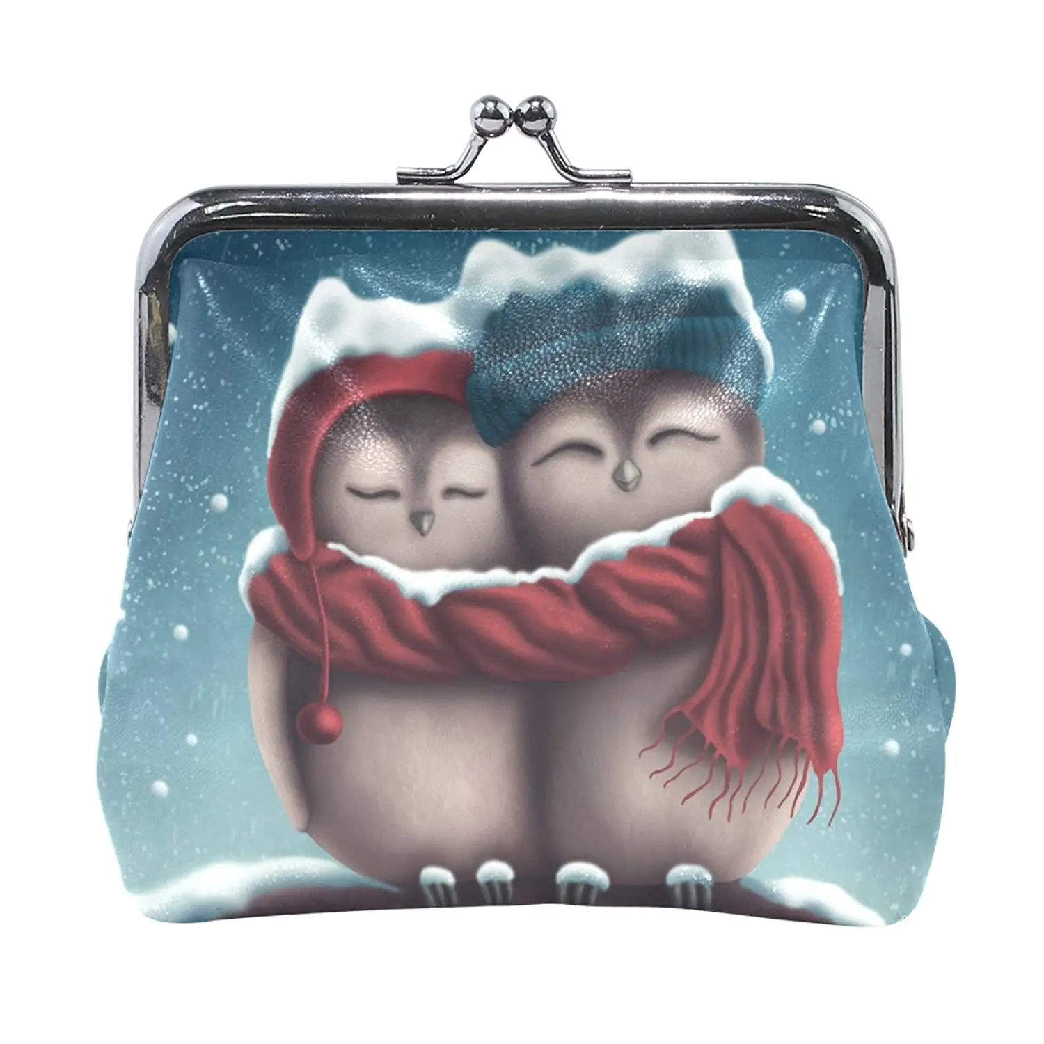 Sunlome Owls Coin Purse Change Cash Bag Small Purse Wallets for Women Girl