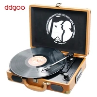 

Retro portable phonograph european classic CD Vinyl play record player Vintage luxury Bluetooth 4.2 customizable gramophone