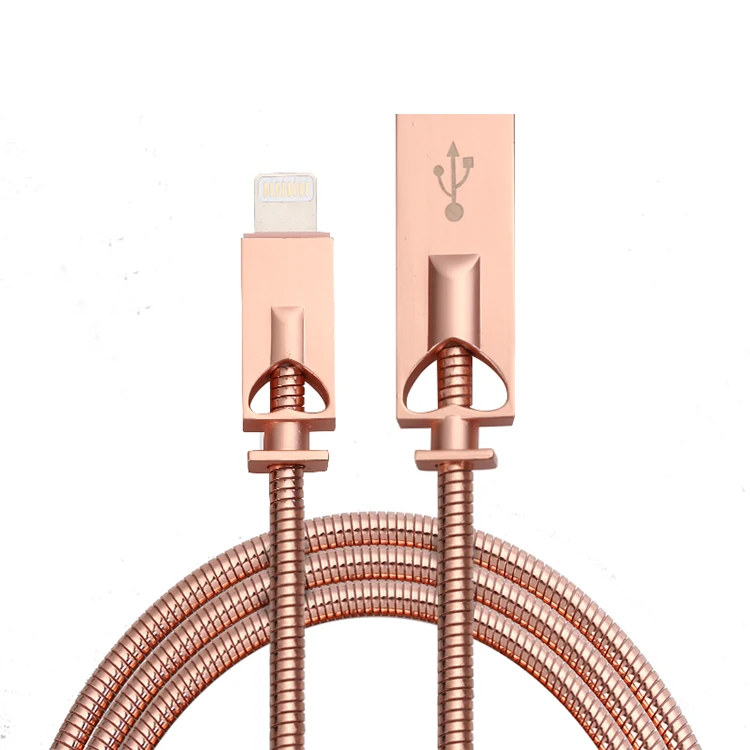 

Micro USB Cable 2A Fast Charging Mobile Phone Charger Cable 1M Date Cable For IOS Tablet, Rose gold;grey