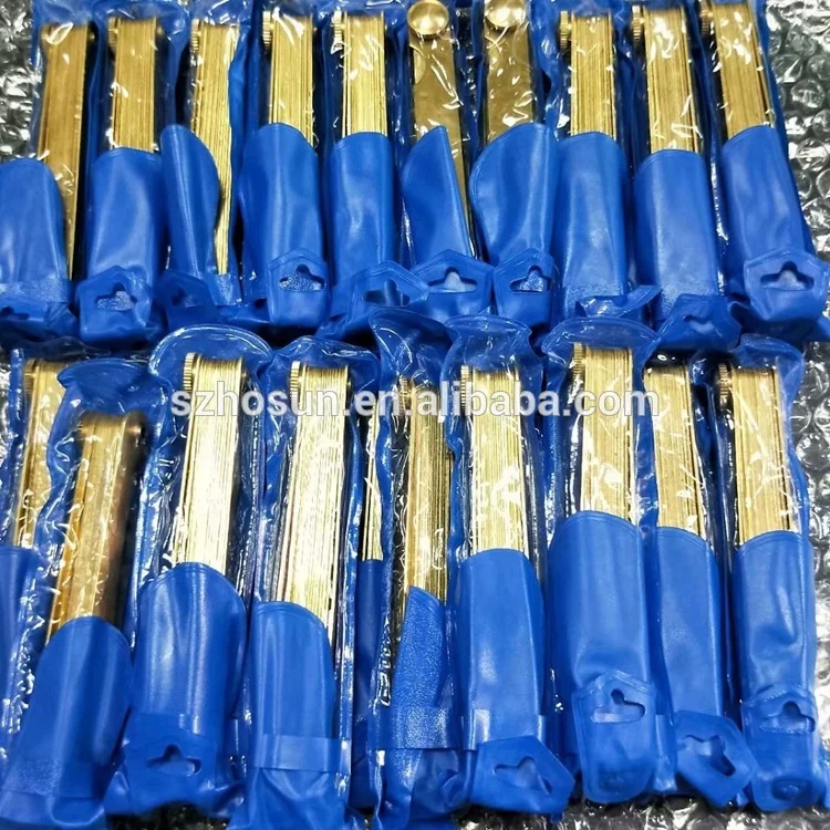 Metric Brass Feeler Gauge 20 Blades/set Measuring Range 0.05 To 1.00mm