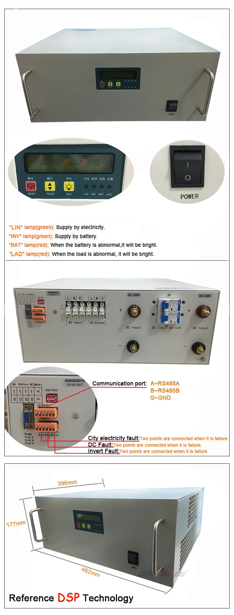 220v telecom inverter