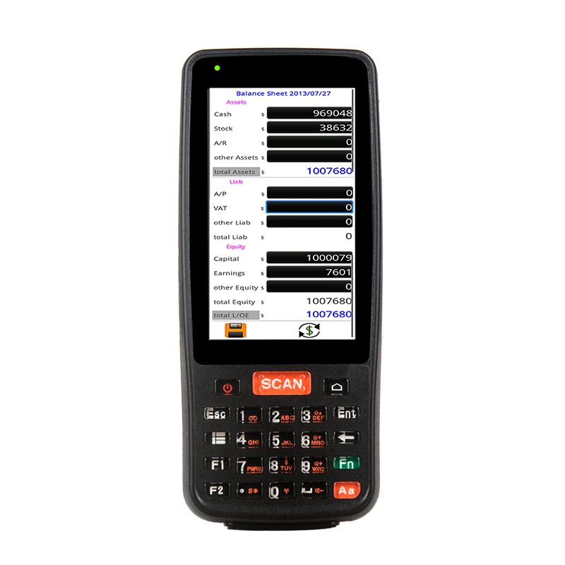 

Widely mobile stock Products 4G rugged handheld pda barcode scanner android terminal