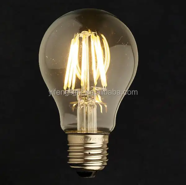 6W E27 (ES) LED - Standard Shape Filament Bulb