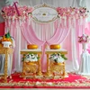20ft*10ft Luxury Wedding backdrop Curtains with swags event and party fabric wedding backdrop curtains