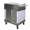 73*48*80cm Stainless Steel trolley pushing moving type dining car School restaurant airplane Train Dining service kitchen