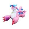 Cute Theme Square Heart Shaped Claw Pink Aaron Inflatable Helium Dragon