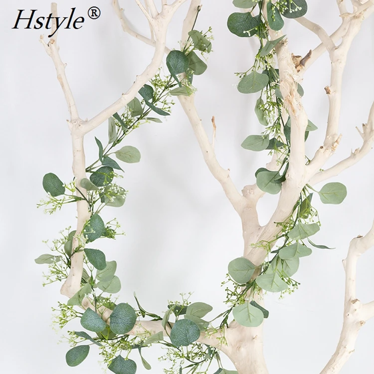 6'long Faux Seeded Eucalyptus Garland Artificial Silver Dollar ...