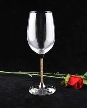 Sh Handmade Crystal Giant Wine Glass Vase Red Tall Wine Glass