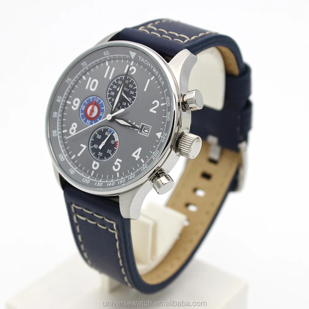 2018 New Style Japan Movement Tachymeter Custom Watch Chronograph