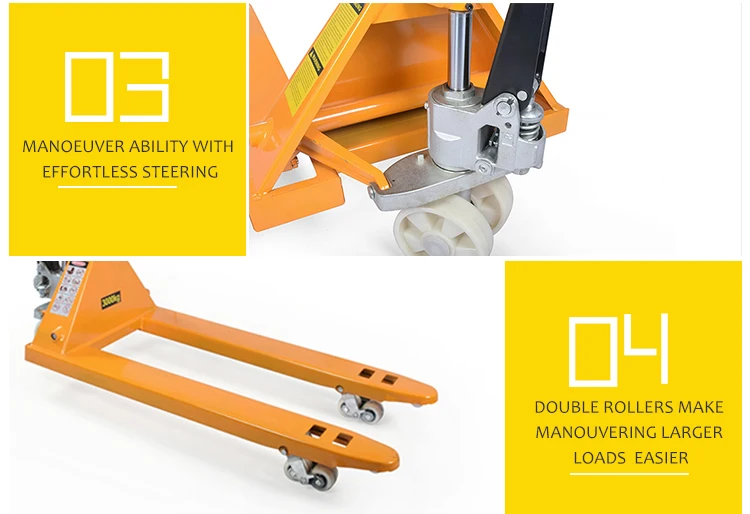 Good Quality Hand Manual Forklift 2t 2.5t 3t 5t Ce Rohs 177 Dongrun