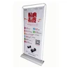 China factory customized PVC 80*180cm size banner scrolling roll up banner stand aluminum outdoor X stand banner