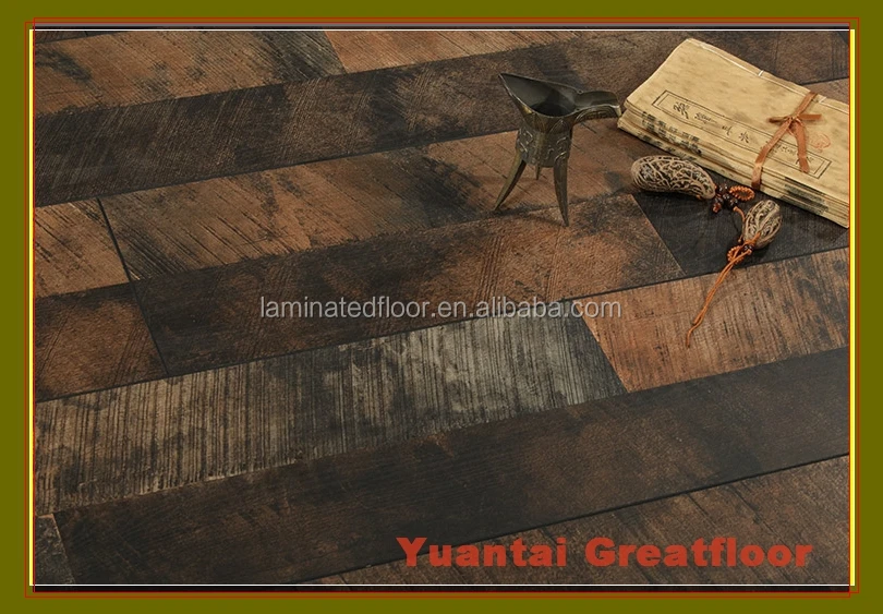 E1 Friendly Borad Hdf Anti Slip Copy Real Wood 12mm Thickness