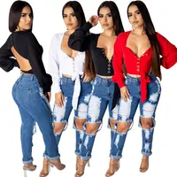 

90611-MX30 backless tops design office shirts and blouses for women