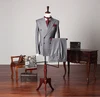 /product-detail/gray-double-breasted-slim-fit-side-vent-custom-men-s-suits-tuxedo-smoking-casamento-jacket-pants-tie-bs001-coat-pant-men-suit-60118364609.html
