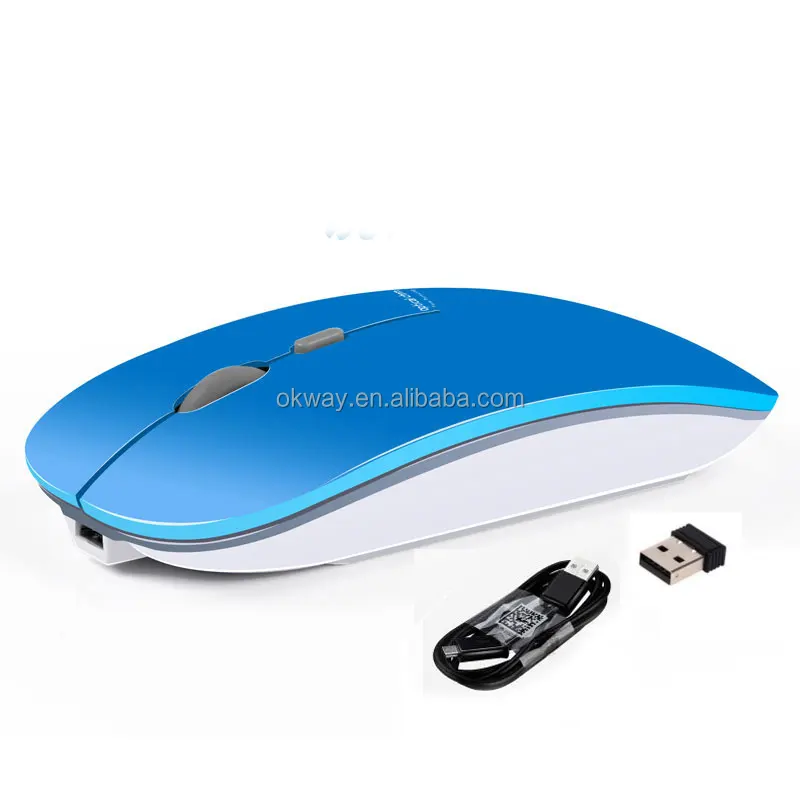 

Built-in Battery Noiseless Click Computer Rechargeable Wireless Mouse