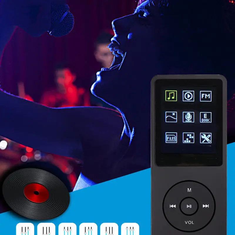 Digital Mp3 Mp4 Player 1.8" Tft Lcd Display Mp4 Player Fm Radio Voice