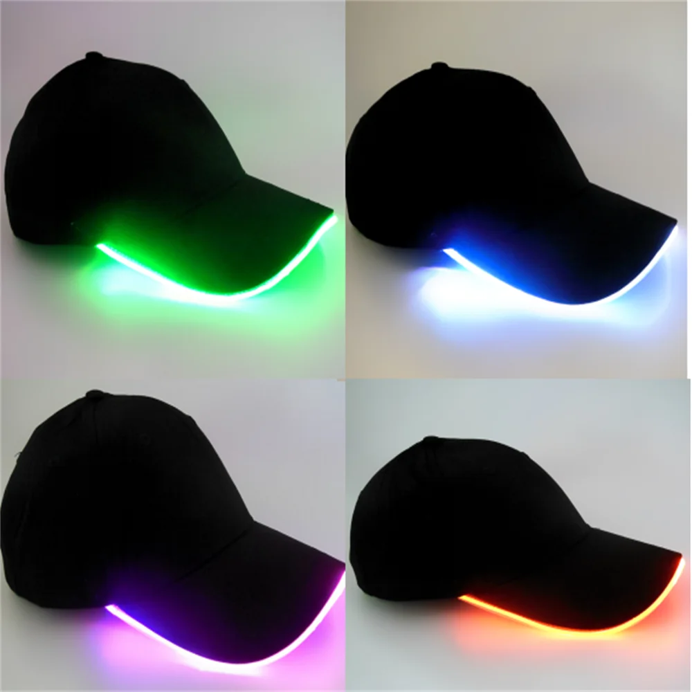 Custom Led Hat And Cap,Baseball Caps With Led Flashing Lights Buy