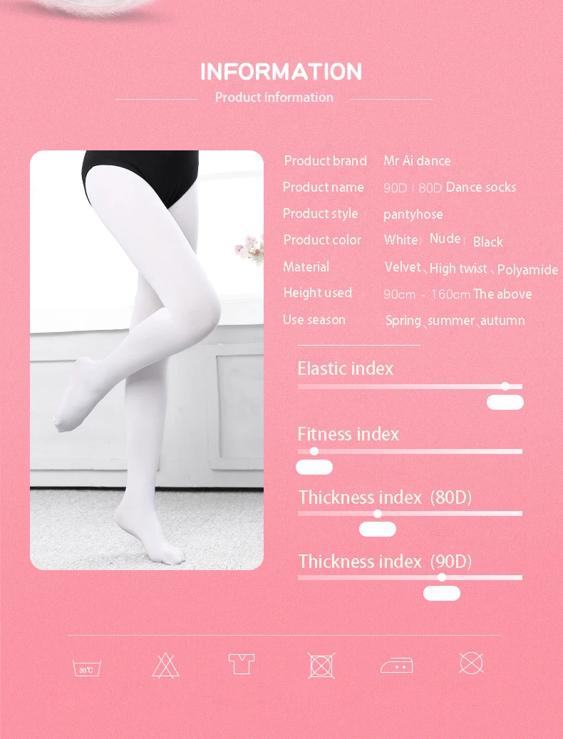 Children Girls Tights Ballet Dance Stocking Socks Ballet Pantyhose